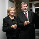 Dr. Ivan Rozman, rektor Univerze v Mariboru s soprogo dr. Janjo Črčinovič Rozman