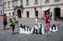 Boj za krono, zimski športni junaki igrajo šah