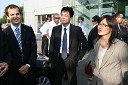 Gregor Mauko, direktor Toyota Slovenije, shoji Kimura, predsednik Toyota Adria in Belinda Poole, generalna direktorica Lexus Evrope
