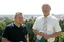 Franc Kangler, mariborski župan in Anton Krajnc, ravnatelj Biotehniške šole Maribor