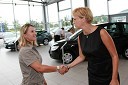 Tadeja Brankovič, biatlonka in Snežana Ovijač, vodja prodaje Škoda pri Porsche Verovškova
