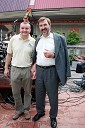 Igor Kolenko, direktor lendavskega turizma in Geza Farkaš