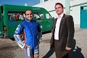 Izak Šantej (AMD Krško) in Gregor Arnšek, direktor dirke za VN Slovenije