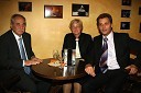 Rudi Moge, poslanec v DZ s soprogo Alojzijo Moge-Čas, odvetnico in Danilo Rošker, direktor SNG Maribor