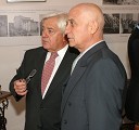 Milan Kučan, nekdanji predsednik Slovenije in Ernest Ebenšpanger, nekdanji predsednik Mure