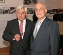 Milan Kučan, nekdanji predsednik Slovenije in Ernest Ebenšpanger, nekdanji predsednik Mure