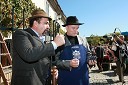 Alojz Jenuš - Slavek, outar in brač iz Malečnika in Franc Kangler, mariborski župan