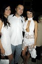 Iris Mulej, Miss Slovenije 2006, njen fant Jure Zorčič, urednik športa pri Direktu in Nina Osenar, Sanjska ženska Pop Tv in Miss Hawaiian Tropic 2005