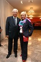 Aleks Štakul, pomočnik generalnega direktorja RTV Slovenija z ženo Marto
