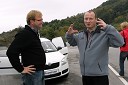 Marko Škriba, vodja blagovne znamke Škoda v Sloveniji in Andrej Supe, odgovoren za izobraževanje in produktni marketing Škoda
