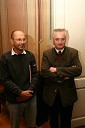 Jože Dežman, direktor Muzeja novejše zgodovine Slovenije in Peter Mlakar, filozof