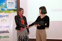 Podelitev nagrad Papirus: Bojana Leskovar, Mercator in Vesna Petkovšek, podpredsednica PRSS in članica žirije