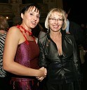Benka Pulko, svetovna popotnica in Slovenka leta 2003 in Barbara Verdnik, direktorica Primorskih novic 
