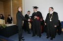 Dr. Beno Klopčič, dr. Ivan Rozman, rektor Univerze v Mariboru in prof. dr. Igor Tičar, dekan Fakultete za elektrotehniko, računalništvo in informatiko Univerze v Mariboru