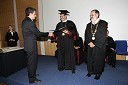 Dr. Miralem Hadžiselimović, dr. Ivan Rozman, rektor Univerze v Mariboru in prof. dr. Igor Tičar, dekan Fakultete za elektrotehniko, računalništvo in informatiko Univerze v Mariboru