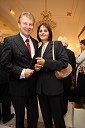 Davorin Kračun, nekdanji veleposlanik Slovenije v ZDA z ženo Andrejo