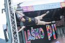 Freestyle klub Celje – akrobatski nastop članov kluba na parterju ter velikem in malem trampolinu
