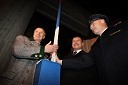 Martin Bartenstein, avstrijski gospodarski minister, Dragutin Mate, minister za notranje zadeve in Jože Romšek, generalni direktor Slovenske policije