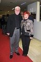 Marko Gorjanc, namestnik ravnatelja SNG Opera in balet Ljubljana in njegova žena Radomila