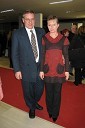 Aleš Valič, igralec in njegova žena Teja Valič, poslovna sekretarka SNG Opera in balet Ljubljana
