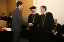 Dr. Boštjan Križanec, dr. Ivan Rozman, rektor Univerze v Mariboru in red. prof. dr. Željko Knez, dekan Fakultete za kemijo in kemijsko tehnologijo Univerze v Mariboru