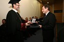 Dr. Ivan Rozman, rektor Univerze v Mariboru in dr. Marjan Logar, dobitnik Bronastega znaka UM za leto 2007