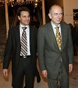 Danilo Rošker, direktor SNG Maribor in Janez Drnovšek, predsednik republike Slovenije