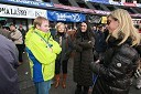 Bojan Križaj, nekdanji slovenski smučar, ... in Urška Hrovat, nekdanja slovenska smučarka