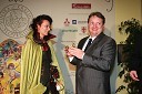 Svetlana Širec, Vinska kraljica Slovenije 2008 in Iztok Jarc, minister za kmetijstvo, gozdarstvo in prehrano RS