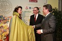 Svetlana Širec, Vinska kraljica Slovenije 2008, Iztok Jarc, minister za kmetijstvo, gozdarstvo in prehrano RS in Janez Erjavec, direktor Pomurskega sejma d.d.