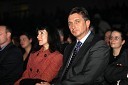 Borut Pahor, evroposlanec z ženo Tanjo