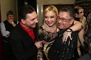 Jože Andrejaš, Eva Černe, pevka in Cole Moretti, pevec