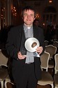 Marjan Plohl, župnik in prejemnik nagrade Bob leta 2007 v imenu dr. Franceta Rodeta, kardinala