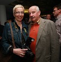 Alenka Žavbi, fotografinja in novinarka ter Aleksander Lucu - Luc, novinar