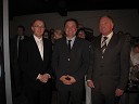 Brane Krajnik, direktor The Slovenia Times, Zoran Jankovič, župan Ljubljane in Srečko Trglec, odgovorni urednik Radia SI
