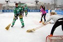 Finale turnirja trojk med misicami in hokejisti 1. moštva HDD ZM Olimpija