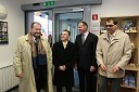 Aleš Hauc, generalni direktor Pošte Slovenije, Jernej Lampret, župan Občine Ivančna Gorica, Evgen Zadnik, direktor PE Ljubljana in Dušan Strnad, podžupan Občine Ivančna Gorica