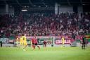 Nogometna tekma Domžale - Freiburg, kvalifikacije za Evropsko ligo