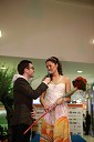 Anžej Dežan, pevec in Tadeja Ternar, Miss Slovenije 2007