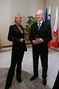 Darja Lampret, mestna svetnica MOM in Danilo Burnač, podžupan Maribora