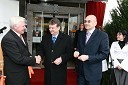 Mirko Brulc, župan občine Nova Gorica, Iztok Jarc, minister za kmetijstvo, gozdarstvo in prehrano RS in dr. Draško Veselinovič, predsednik uprave Deželne banke Slovenije d.d.