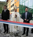 Dr. Milan Zver, minister za šolstvo in šport, dr. Franc Kramberger, mariborski nadškof in metropolit in dr. Ivan Štuhec, direktor Zavoda Antona Martina Slomška