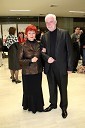 Marko Gorjanc, namestnik ravnatelja SNG Opera in balet Ljubljana in njegova žena Radomila