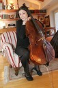 Ana Rucner, violončelistka in življenjska sopotnica Vlada Kalemberja