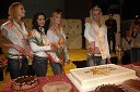 Maja Jamnik, Miss fotogeničnosti, Suzana Zekovič, prva spremljevalka Miss športa 2008, Špela Hojnik, druga spremljevalka Miss športa 2008 in Pia Arhar, Miss športa 2008