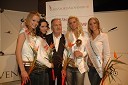 Maja Jamnik, Miss fotogeničnosti, Suzana Zekovič, prva spremljevalka Miss športa 2008, Srečko Čoz, vodja projekta Miss športa, Pia Arhar, Miss športa 2008 in Špela Hojnik, druga spremljevalka Miss športa 2008