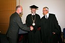 Dr. Borut Macuh, prof. dr. Ivan Rozman, rektor Univerze v Mariboru in prof. dr. Miroslav Premrov, Fakulteta za gradbeništvo UM