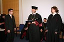 Dr. Matjaž Kovše, prof. dr. Ivan Rozman, rektor Univerze v Mariboru in prof. dr. Nataša Vaupotič, dekanica Fakultete za naravoslovje in matematiko