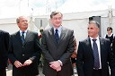 Marjan Božnik, direktor Marine Portorož, dr. Danilo Türk, predsednik Republike Slovenije in Tomaž Gantar, župan Pirana