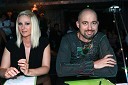 Katja Jevšek, vremenarka na Pop TV in članica žirije in Aleš Bravničar, fotograf in predsednik žirije